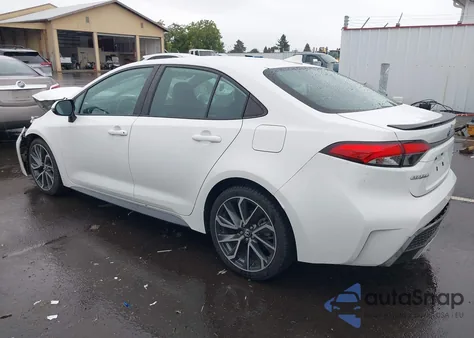 2020 Toyota Corolla Xse z USA, uszkodzony, nr VIN 5YFT4RCEXLP026936